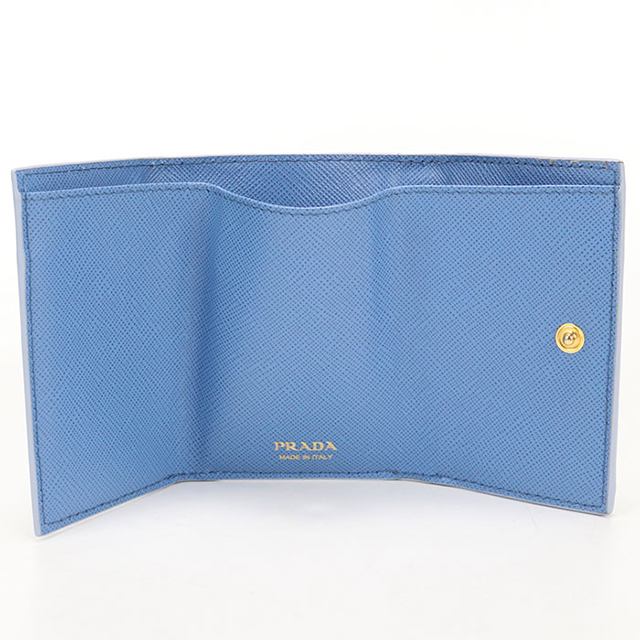 PRADA（プラダ） 中古 三つ折り財布 コンパクト 三折財布 レディース