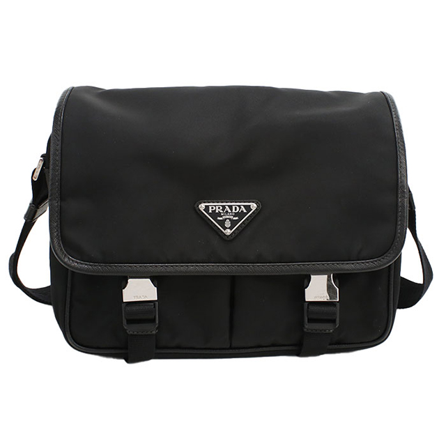 新品未使用　PRADA❣️ブラック ショルダーバッグ　メンズでもレディースでも PRADA（プラダ） 中古 斜め掛け ショルダーバッグ メンズ ブランド