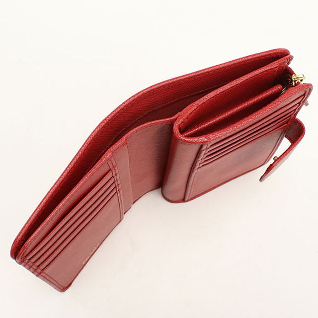 PRADA（プラダ） 中古 二つ折り財布 コンパクト レディース ブランド