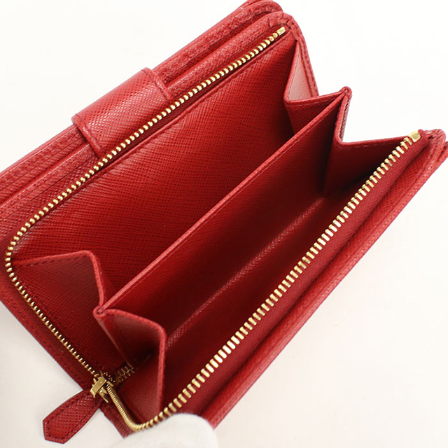 PRADA（プラダ） 中古 二つ折り財布 コンパクト レディース ブランド