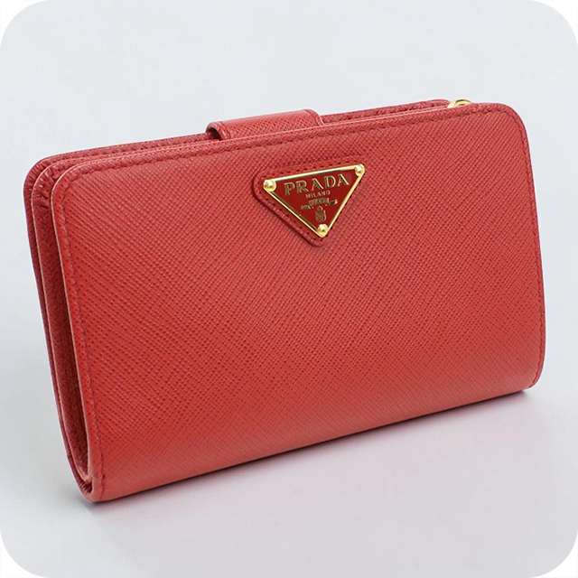 PRADA（プラダ） 中古 二つ折り財布 コンパクト レディース ブランド