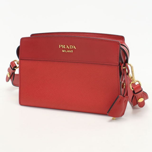 PRADA サフィアーノレザー ショルダーバッグ PRADA（プラダ） 中古 斜め掛け ショルダーバッグ レディース ブランド