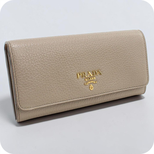 PRADA（プラダ） 中古 長財布 二つ折り レディース ブランド レザー