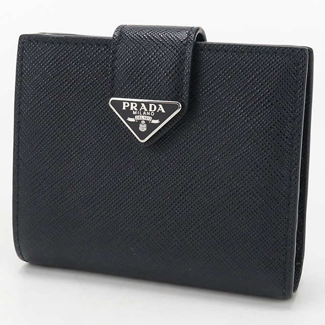 PRADA（プラダ） 中古 二つ折り財布 二折財布 メンズ ブランド