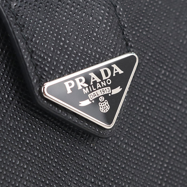 PRADA（プラダ） 中古 二つ折り財布 コンパクト メンズ ブランド