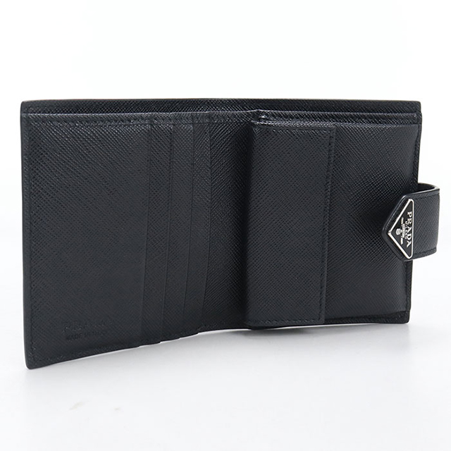 PRADA（プラダ） 中古 二つ折り財布 二折財布 メンズ ブランド