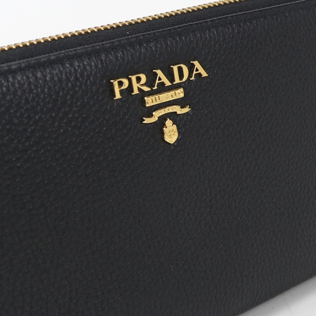 PRADA（プラダ） 中古 長財布 ラウンドファスナー レディース ヴィッ