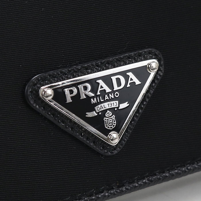 PRADA（プラダ） 中古 二つ折り財布 コンパクト メンズ ブランド PRADA
