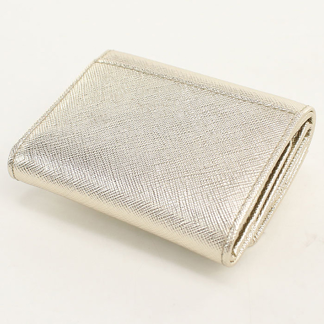 PRADA（プラダ） 中古 三つ折り財布 コンパクト 三折財布 レディース