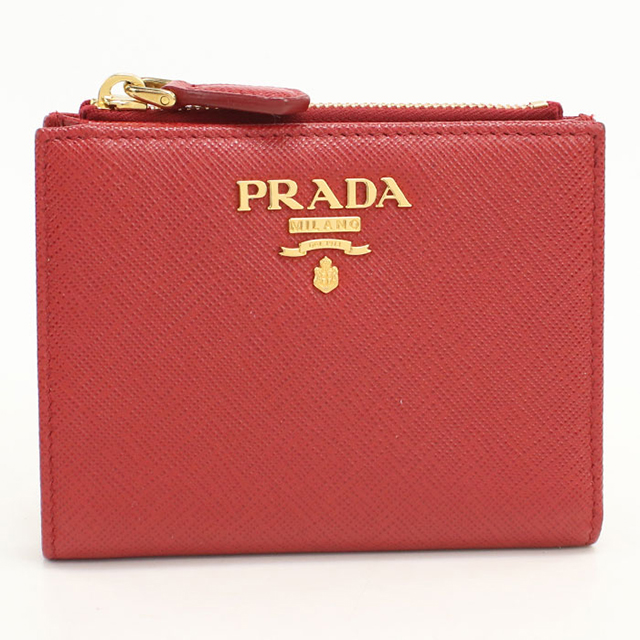 PRADA（プラダ） 中古 二つ折り財布 コンパクト レディース ブランド