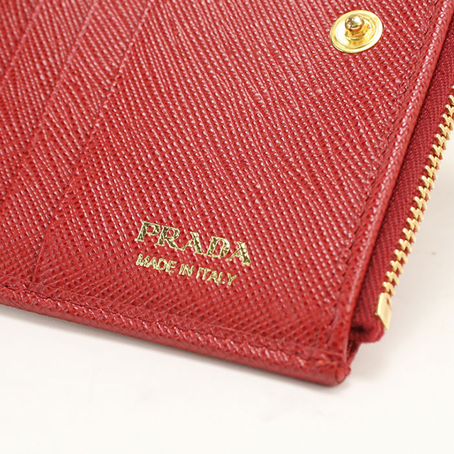 PRADA プラダ サフィアーノ 二つ折り財布 1ML023 付属品有り PRADA（プラダ） 中古 二つ折り財布 二折財布 レディース ブランド