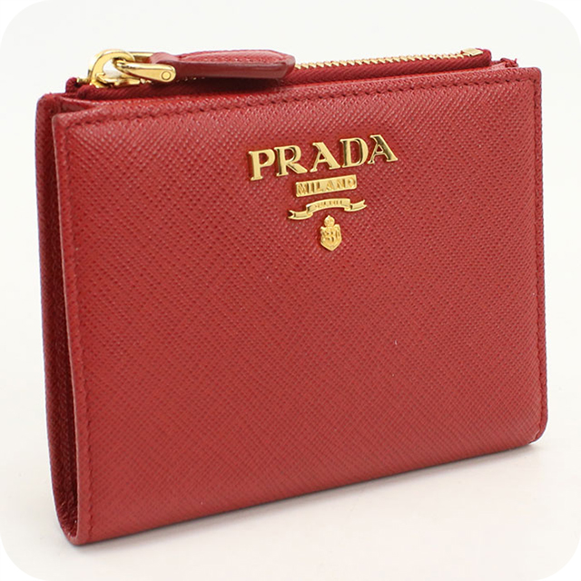 PRADA（プラダ） 中古 二つ折り財布 二折財布 レディース ブランド