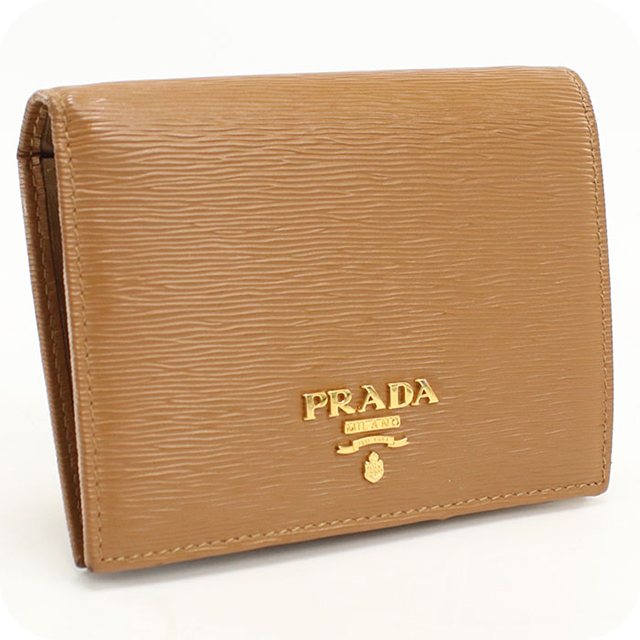 PRADA（プラダ） 中古 二つ折り財布 二折財布 レディース ブランド
