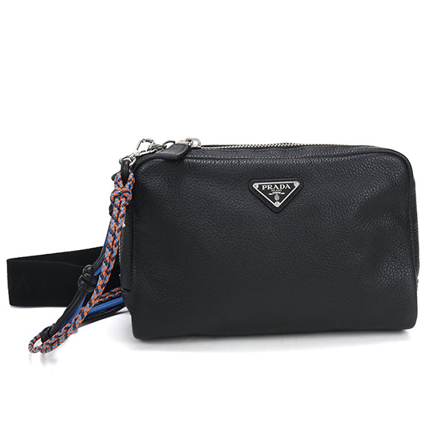 最終処分価格新品pavitra ピーノ　レザーバッグ PRADA（プラダ） 中古 ショルダーバッグ メンズ ブランド ヴィッテロ