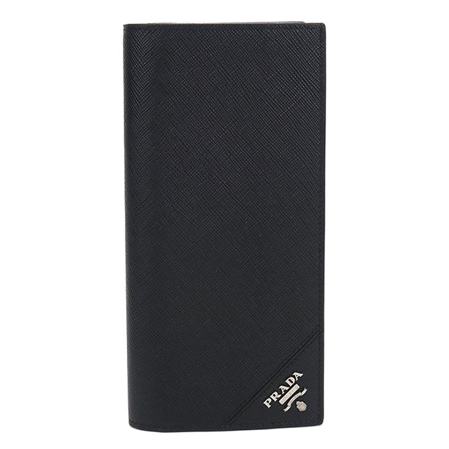 PRADA（プラダ） 中古 長財布二折 メンズ ブランド サフィアーノレザー