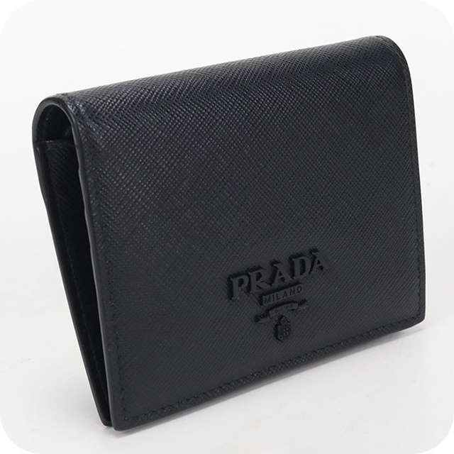 PRADA（プラダ） 中古 二つ折り財布 コンパクト レディース ブランド