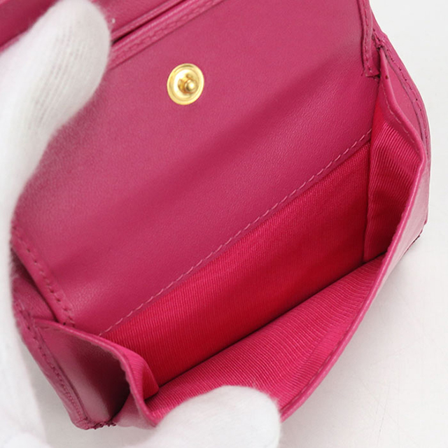 中古 プラダ 三つ折り財布 三折財布 レディース ブランド PRADA ヴィッ