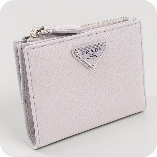 PRADA（プラダ） 中古 二つ折り財布 二折財布 レディース ブランド