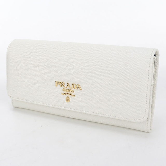 正規PRADA サフィアーノマルチカラー二つ折財布 美品 PRADA（プラダ） 中古 長財布二折 レディース ブランド サフィアーノ