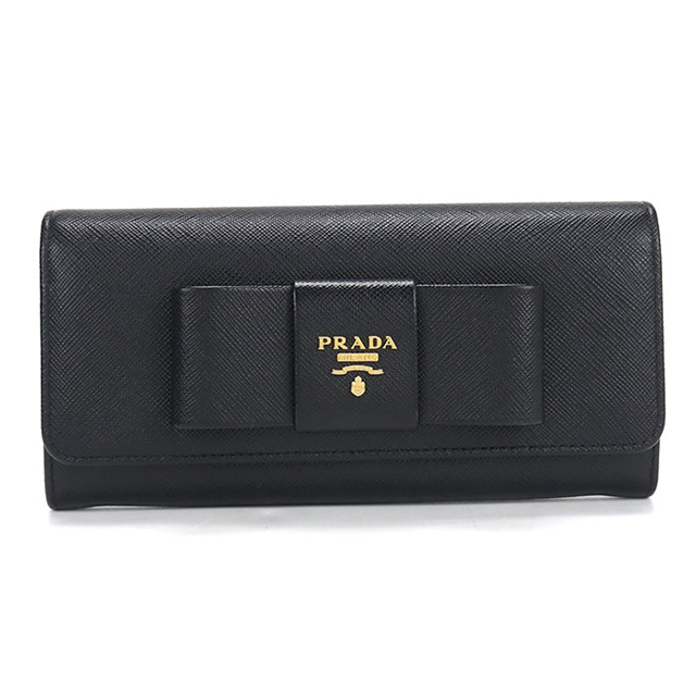 PRADA（プラダ） 中古 長財布二折 レディース ブランド サフィアーノ