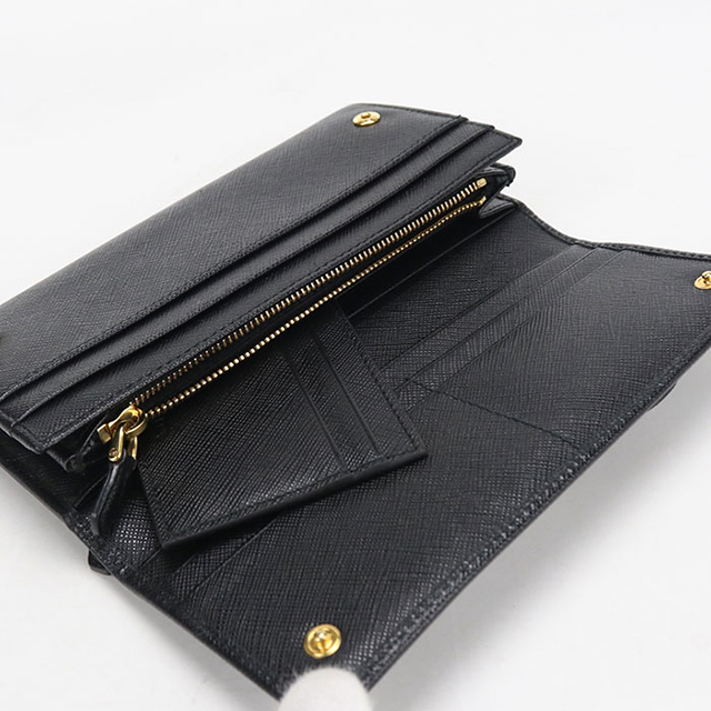 PRADA（プラダ） 中古 長財布二折 レディース ブランド サフィアーノ