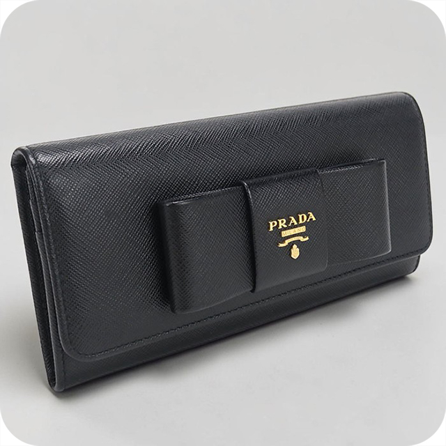PRADA（プラダ） 中古 長財布二折 レディース ブランド サフィアーノ