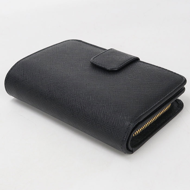PRADA（プラダ） 中古 二つ折り財布 二折財布 コンパクト レディース