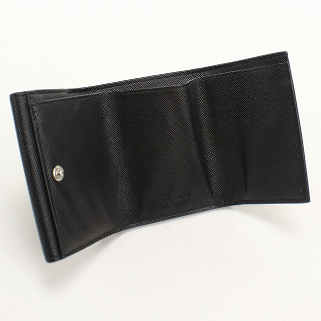 PRADA（プラダ） 中古 三つ折り財布 三折財布 コンパクト メンズ