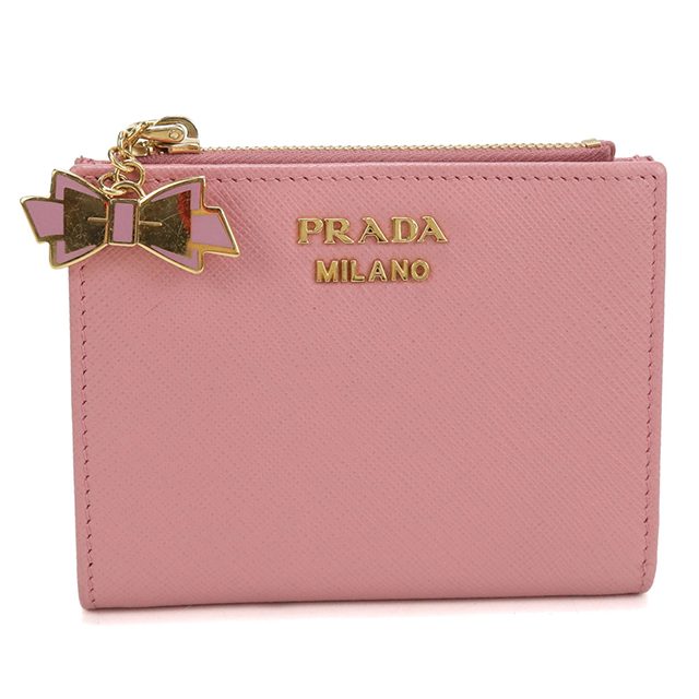 PRADA（プラダ） 中古 二つ折り財布 二折財布 コンパクト レディース