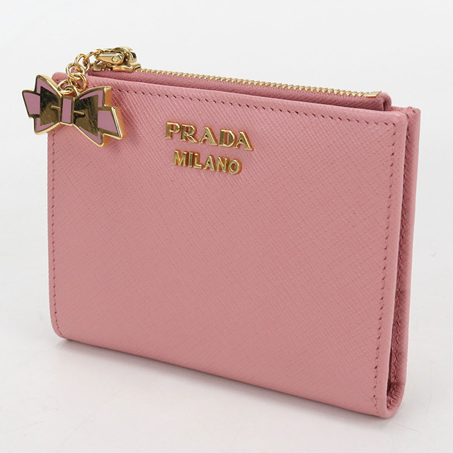 PRADA（プラダ） 中古 二つ折り財布 二折財布 コンパクト レディース