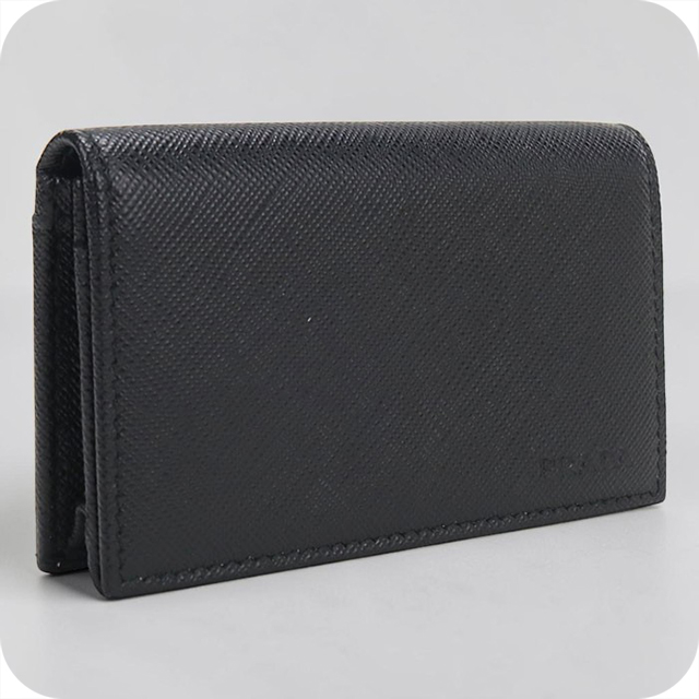 PRADA（プラダ） 中古 名刺入れ メンズ ブランド サフィアーノレザー