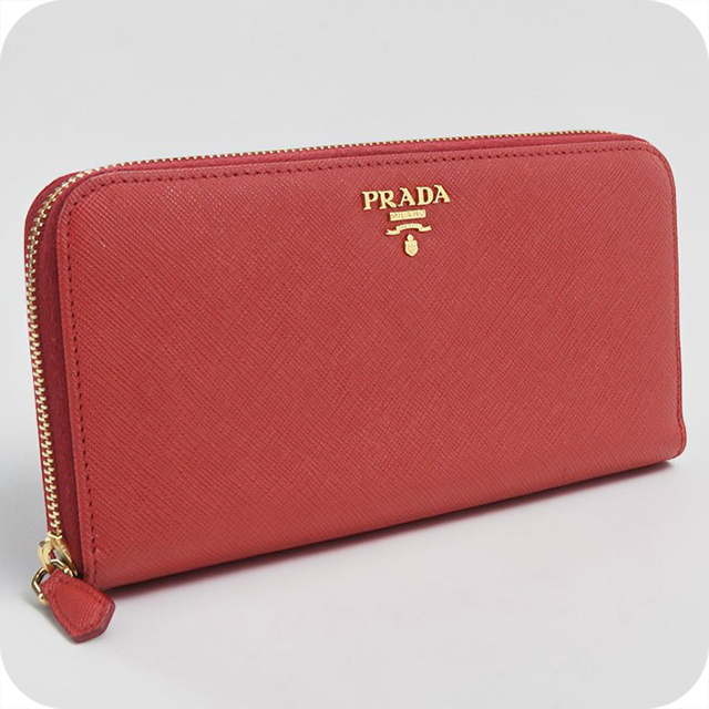 PRADA（プラダ） 中古 長財布ラウンドファスナー レディース ブランド