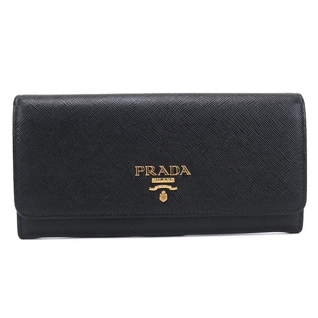 PRADA（プラダ） 中古 長財布二折 レディース ブランド サフィアーノ