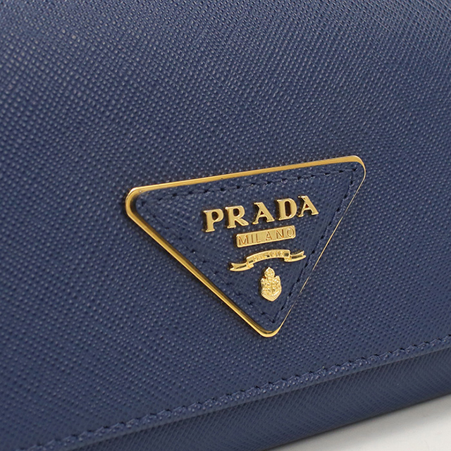 PRADA（プラダ） 中古 長財布二折 レディース ブランド トライアングル
