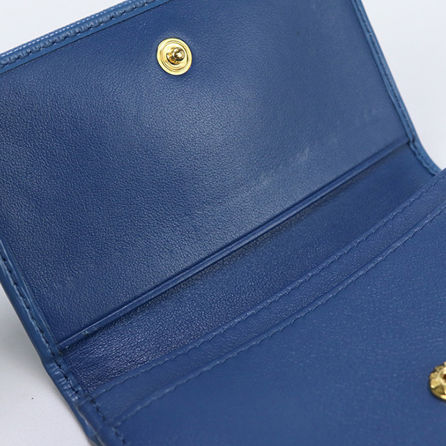 『美』PRADA ネイビー レザー 名刺入れ SAFFIANO（PRADA） プラダ カードケース 1MC122 QWA F0002 名刺