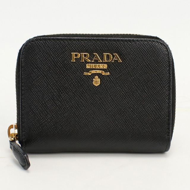 美品✨プラダ ケース 小銭入れ サフィアーノ レザー 財布 PRADA（プラダ） 中古 小銭入れ レディース ブランド サフィアーノ