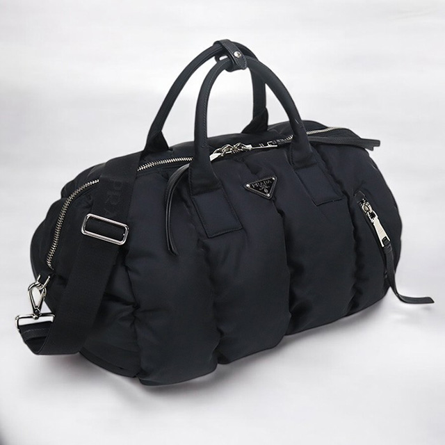 PRADA ボストンバッグ ブラック レザー usdpr85429011-1a.jpg