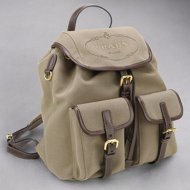 PRADA 中古 プラダ リュック レディース ブランド ロゴ