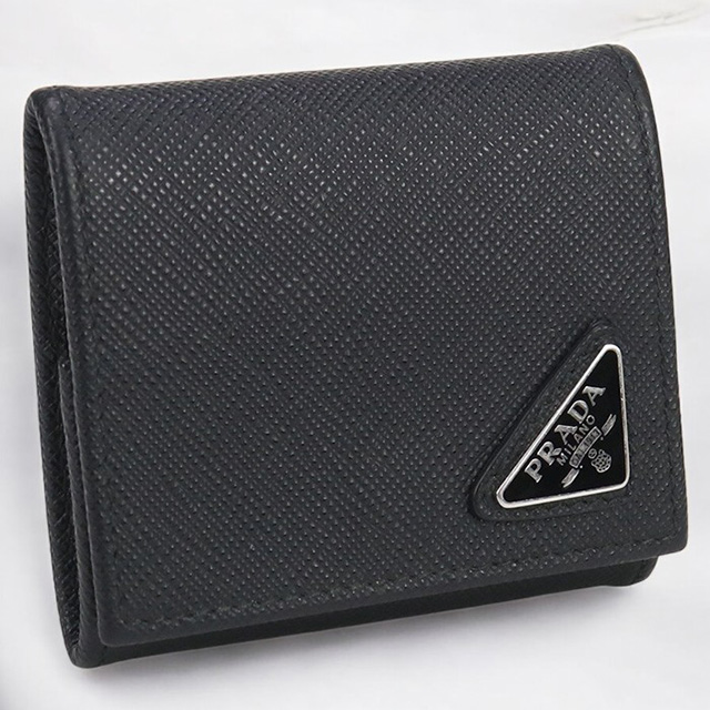 プラダ PRADA サフィアーノトライアングル ケース 小銭入れ 2MM935_QHH_F0002 ブラック 【中古】Sランク usdpr87473011-1a.jpg