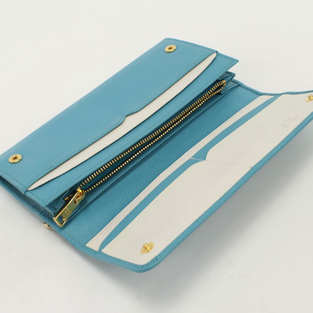 PRADA（プラダ） 中古 長財布ニ折小銭入付き レディース ブランド