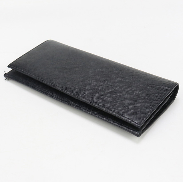 PRADA（プラダ） 中古 長財布ニ折小銭入付き メンズ ブランド