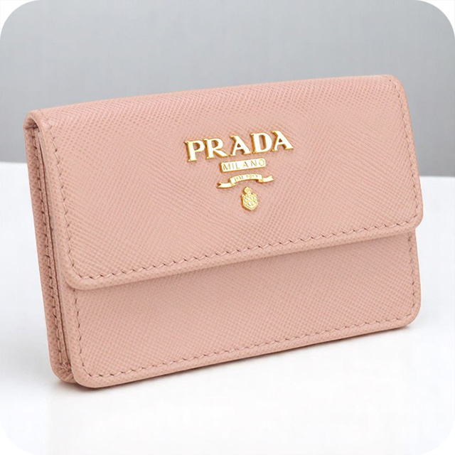 PRADA 中古 プラダ 名刺入れ レディース ブランド サフィアーノ