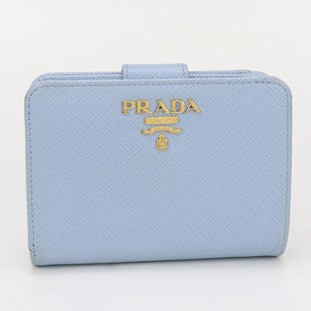 PRADA（プラダ） 中古 二折財布 レディース ブランド サフィアーノ