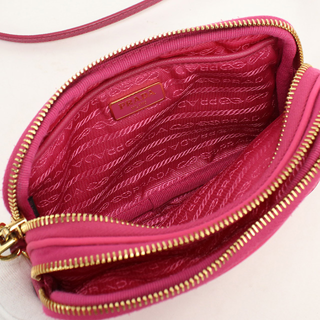 希少PRADA プラダ 完売品 シティー ブラック ピンク ショルダーバッグ PRADA プラダ 肩掛け ショルダーバッグ ハンドバッグ ピンク