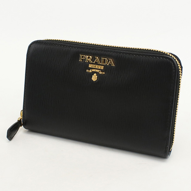 PRADA 中古 プラダ ラウンドファスナー財布 レディース ブランド