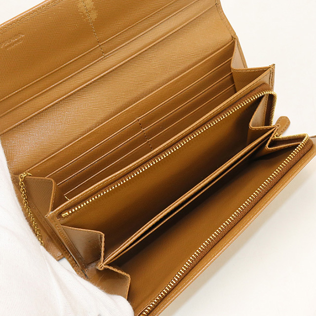 PRADA（プラダ） 中古 長財布ニ折小銭入付き レディース ブランド