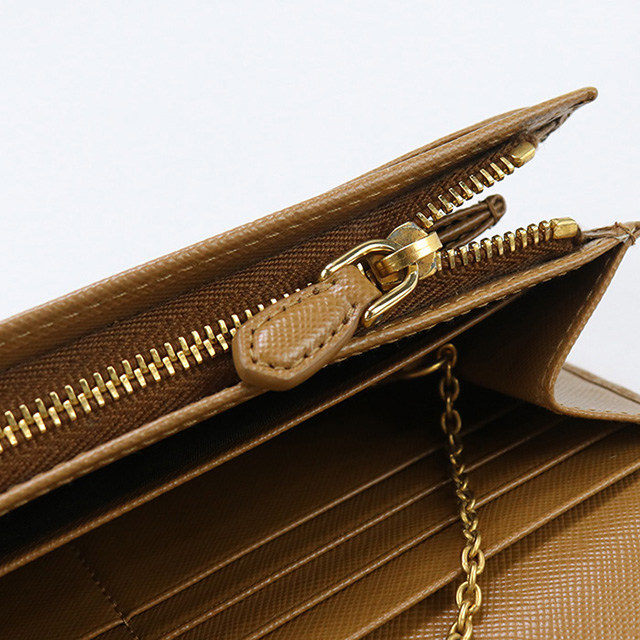 PRADA（プラダ） 中古 長財布ニ折小銭入付き レディース ブランド