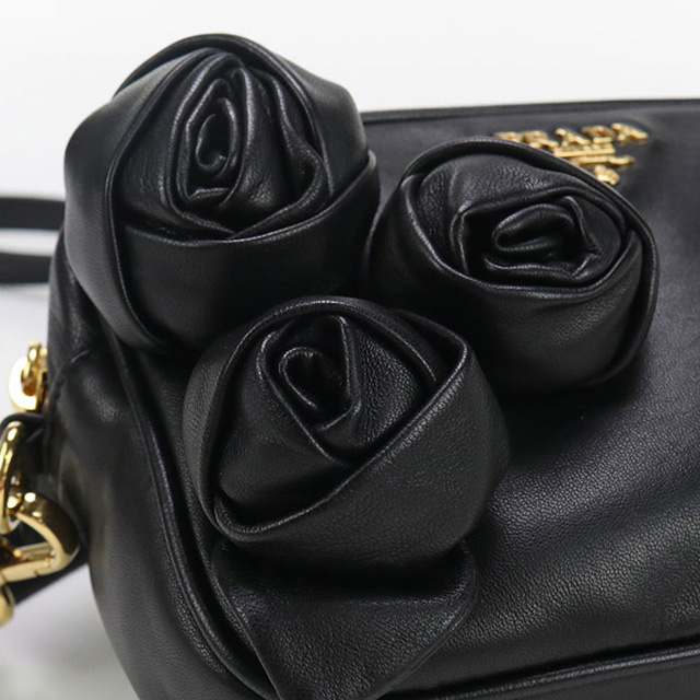 美品 PRADA プラダ レザー プルオーバー ジップアップ トップス　黒46 Prada クロップド レザージャケット | ブラック | FARFETCH JP