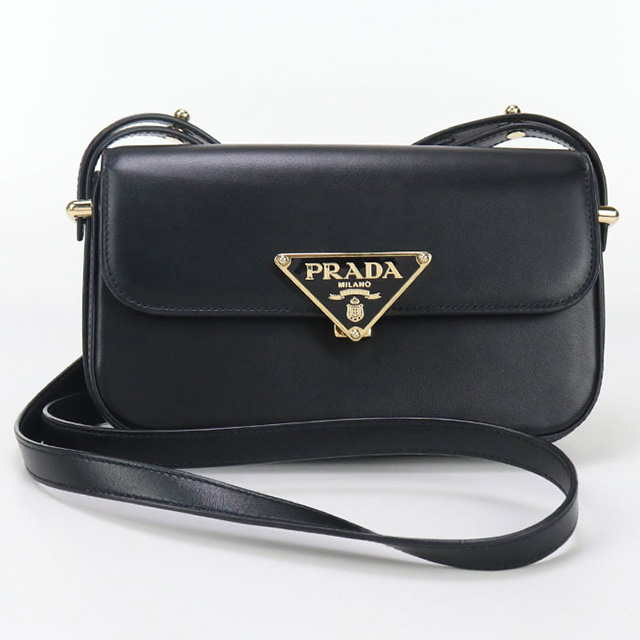 中古美品PRADA プラダ ショルダーバッグ 1BD339 ASK F0002 レディース ブラック PRADA（プラダ） 中古 ショルダーバッグ レディース ブランド PRADA