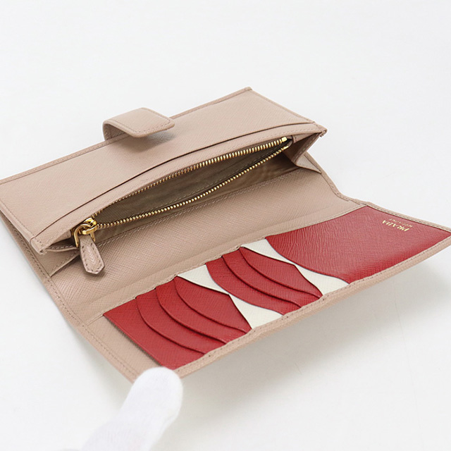 PRADA（プラダ） 中古 長財布ニ折小銭入付き レディース ブランド